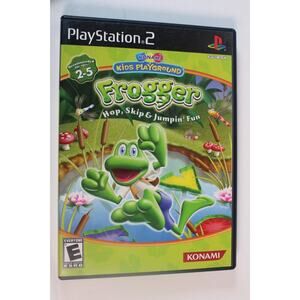 Frogger Hop Skip & Jumpin' Fun PlayStation 2 PS2 Complete Kids Playground Konami
